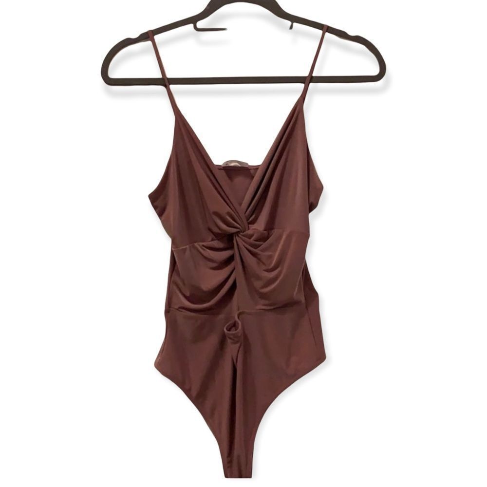 Mocking Jay Mauve Open Front Bodysuit - S